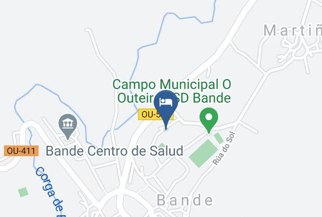 Ourense - Albergue Municipal De Bande Maps