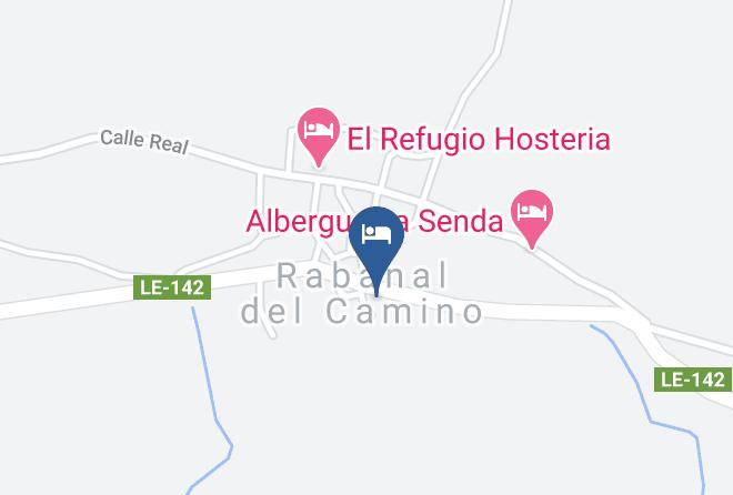 Albergue Municipal De Rabanal Del Camino Map