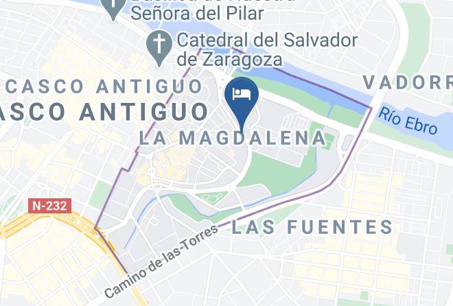 Zaragoza - Albergue Municipal Maps