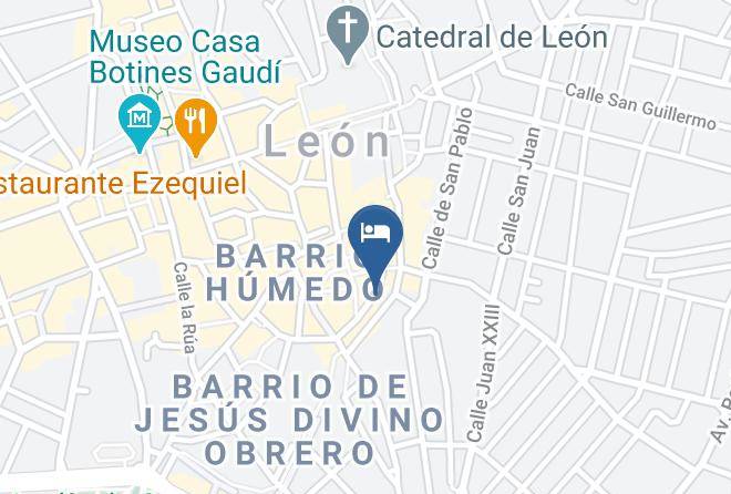 Albergue Muralla Leonesa Map