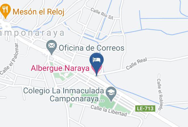 Leon - Albergue Naraya Maps