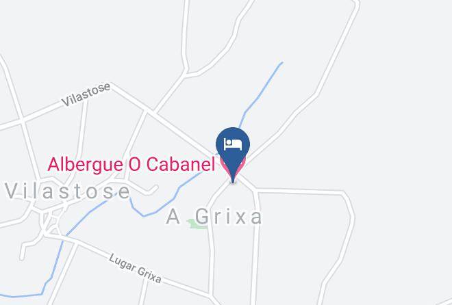 Albergue O Cabanel Map