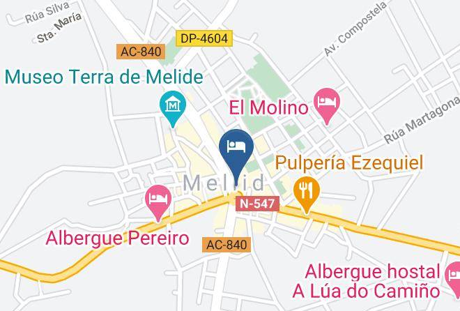 Albergue O Cruceiro Map