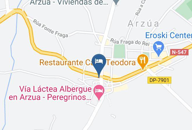 Auna - Albergue O Santo Maps