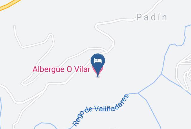 Lugo - Albergue O Vilar Maps