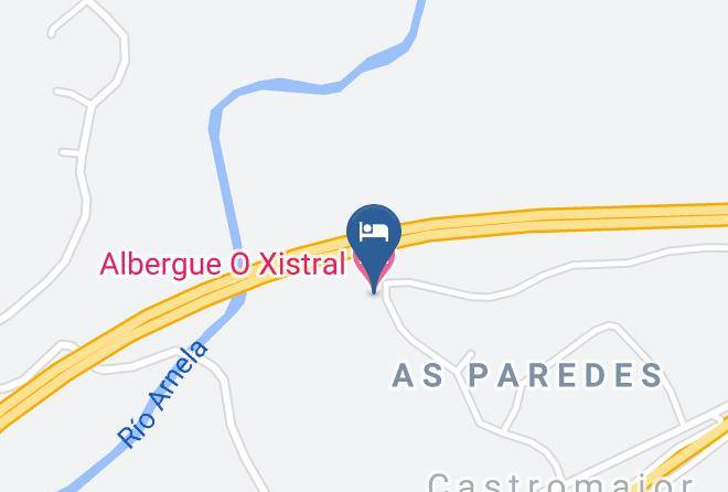 Lugo - Albergue O Xistral Maps