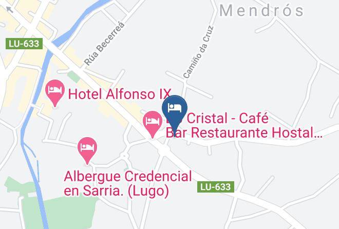 Lugo - Albergue Oasis Maps