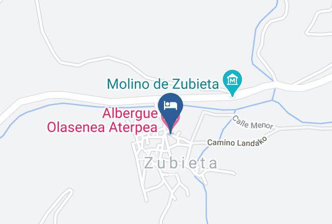 Navarra - Albergue Olasenea Aterpea Maps