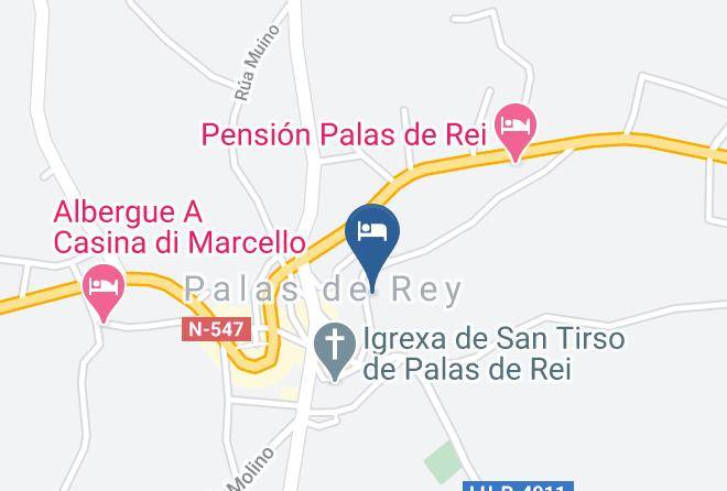Lugo - Albergue Outeiro Maps