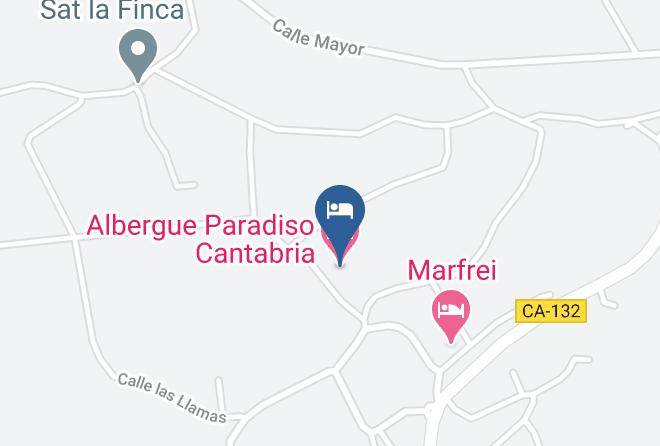 Suances - Albergue Paradiso Cantabria Maps
