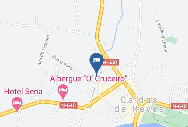 Pontevedra - Albergue Peregrinos Posada Dona Urraca Maps
