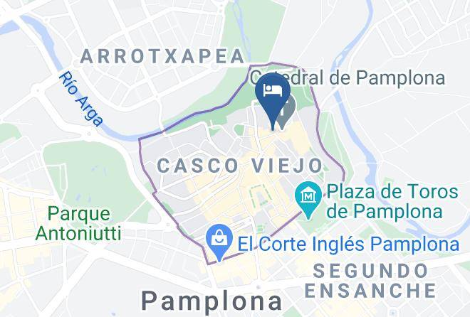 Albergue Plaza Catedral Map