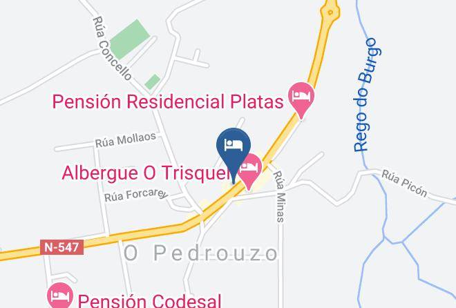 Albergue Porta De Santiago Map