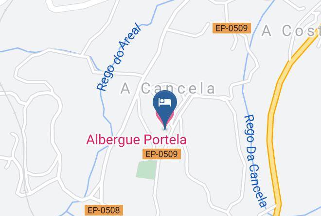 Pontevedra - Albergue Portela Maps