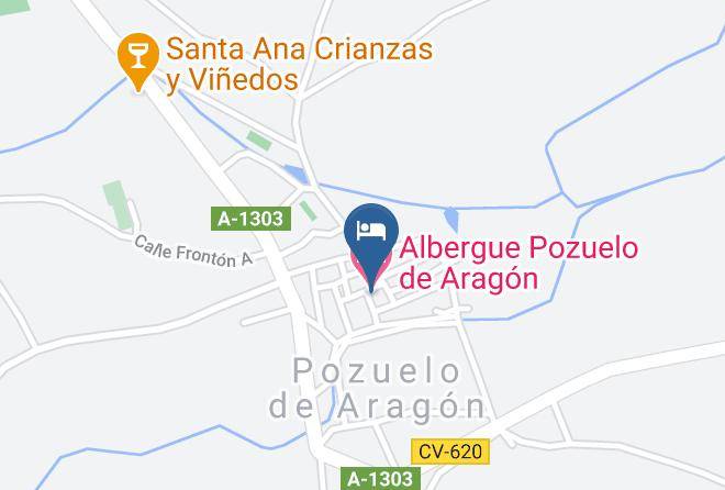 Zaragoza - Albergue Pozuelo De Aragon Maps