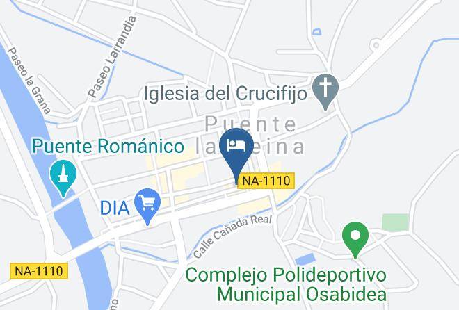Navarra - Albergue Puente Maps