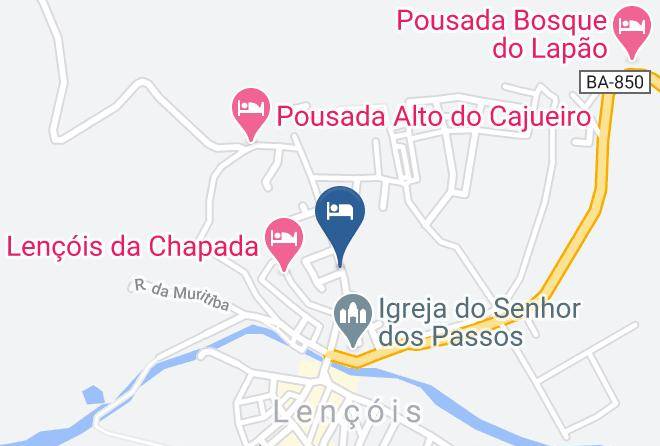 Lencois - Albergue Repousar Maps