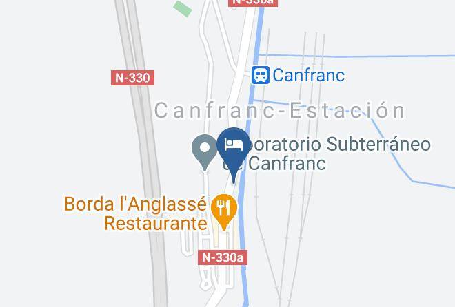 Huesca - Albergue Rio Aragon Maps