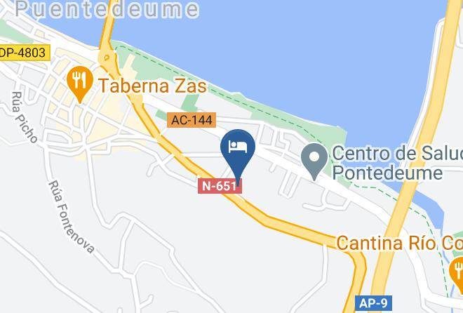 Albergue Rio Eume Map