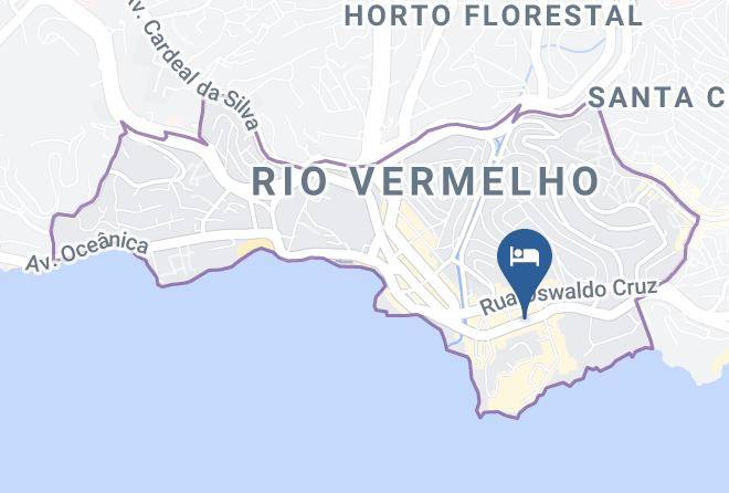 Albergue Rio Vermelho Map