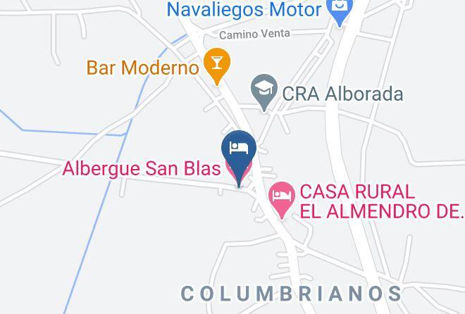 Leon - Albergue San Blas Maps