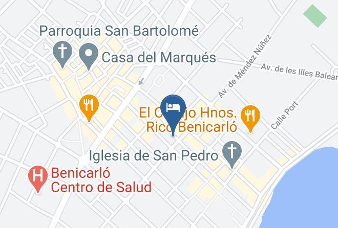 Castellon - Albergue San Crist Maps