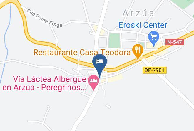 Auna - Albergue San Francisco En Arzua Maps