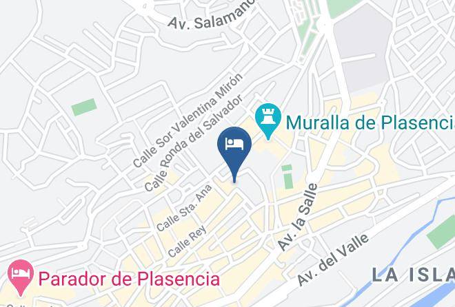 Caceres - Albergue Santa Ana Maps