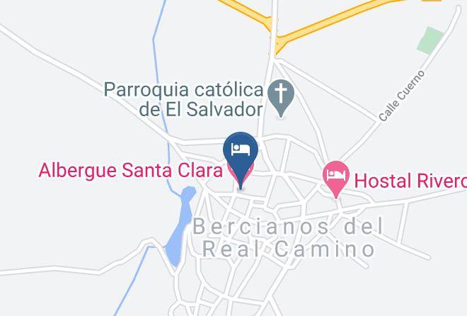 Leon - Albergue Santa Clara Maps