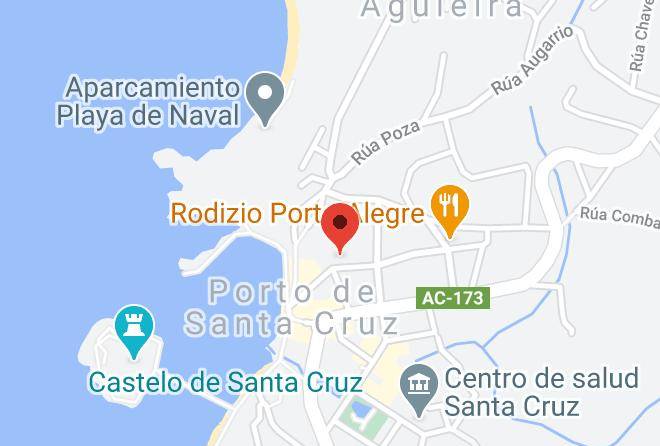 Coruna - Albergue Santa Cruz Maps