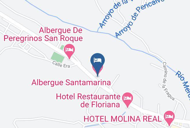 Albergue Santamarina Map