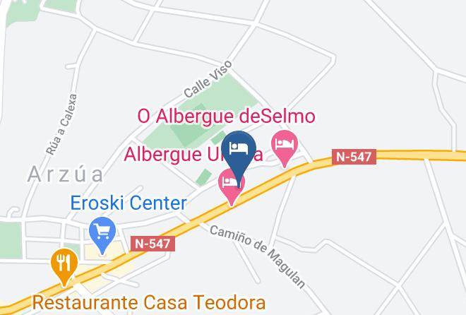 Auna - Albergue Santiago Apostol Maps