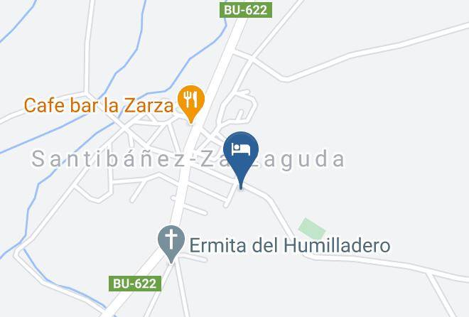 Burgos - Albergue Santibanez Zarzaguda Maps