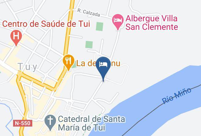 Pontevedra - Albergue Santo Domingo Maps