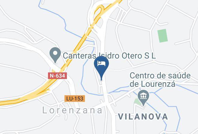 Lugo - Albergue Savior Alojamiento En Lorenzana Maps