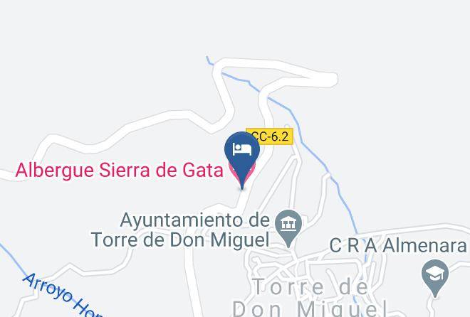 Caceres - Albergue Sierra De Gata Maps