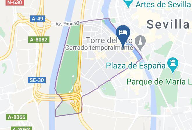 Seville - Albergue Triana Maps