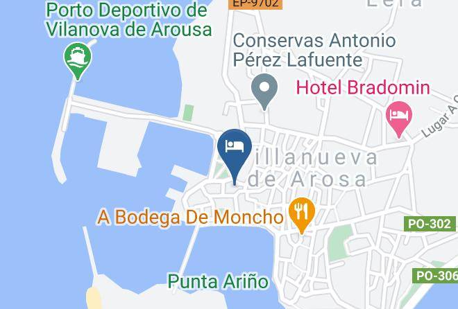 Pontevedra - Albergue Turistico A Salazon Maps