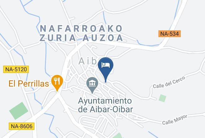 Navarra - Albergue Turistico De Aibar Maps