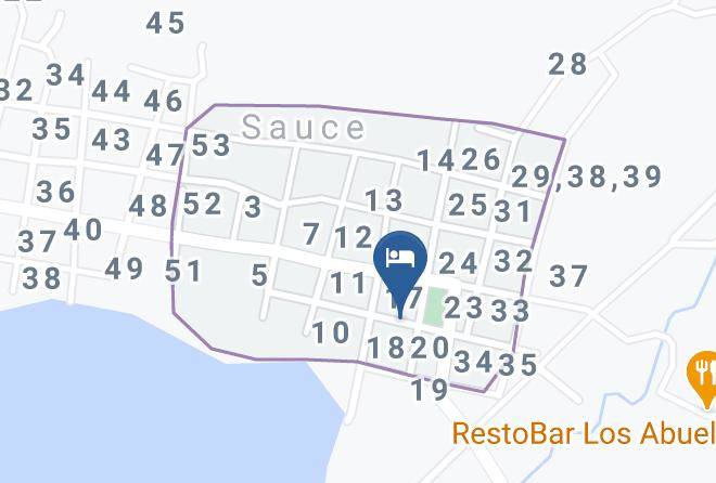 Sauce - Albergue Turistico Laguna Azul Maps