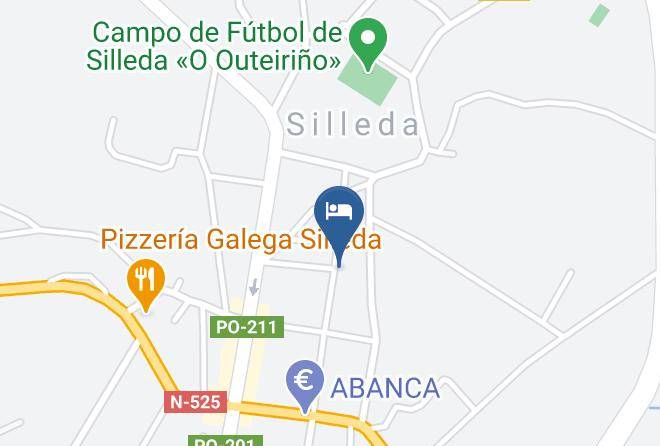 Pontevedra - Albergue Turistico Silleda Maps