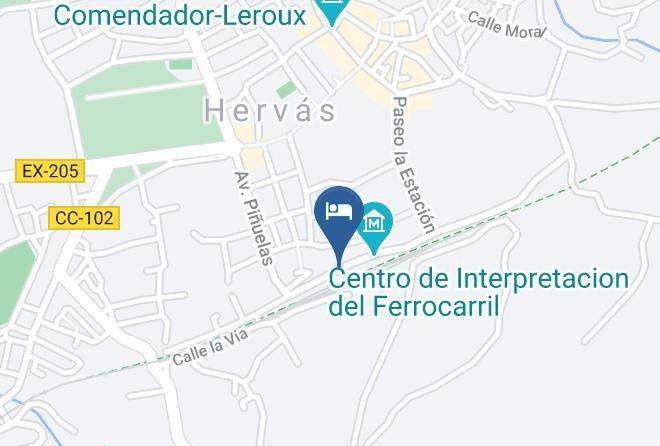Caceres - Albergue Turistico Via De La Plata Maps