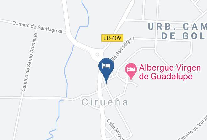 La Rioja - Albergue Turistico Victoria Maps