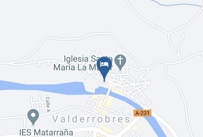 Teruel - Albergue Valderrobres Maps