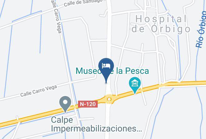 Leon - Albergue Verde Maps