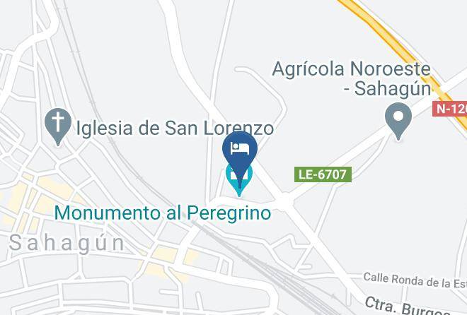 Leon - Albergue Viatoris Maps