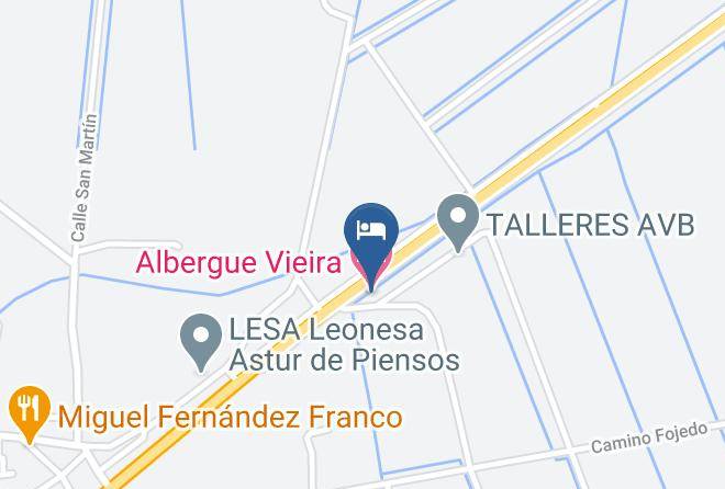 Leon - Albergue Vieira Maps