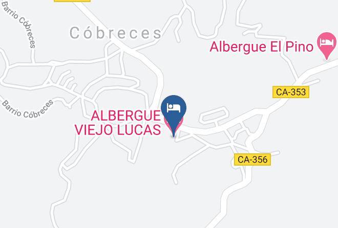 Albergue Viejo Lucas Map