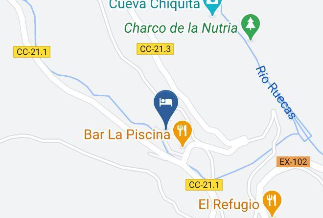 Caceres - Albergue Villuercas Maps