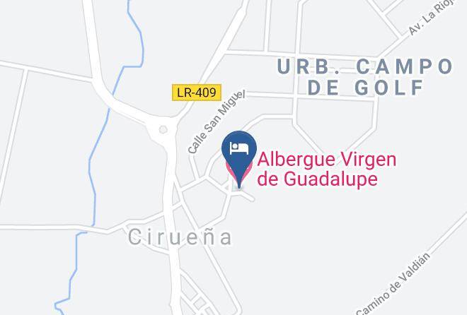 La Rioja - Albergue Virgen De Guadalupe Maps